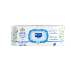 Mustela Bébé Dermo Soothing - Lenços de Limpeza (70 unidades)
