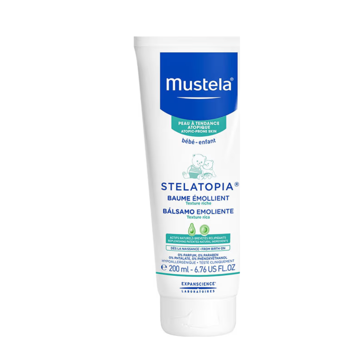 Mustela Stelatopia Baume Relipidant - Creme Hidratante Corporal 200ml