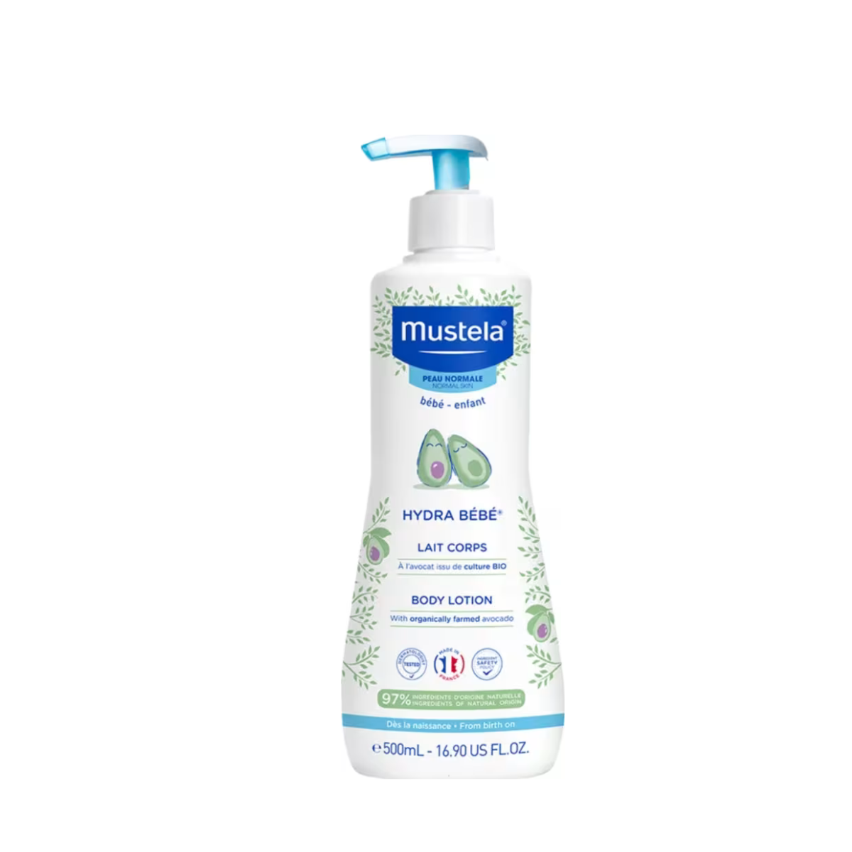 Loção Infantil Hydra Bébé 500ml – Mustela