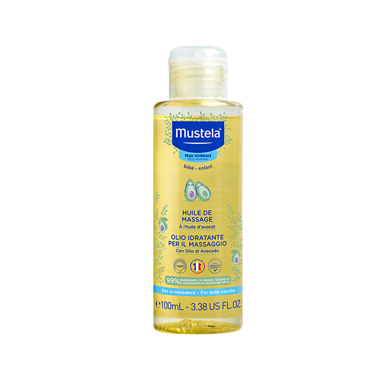 Mustela Bébé - Óleo de Massagem 100ml - Enfant Huile de Massage