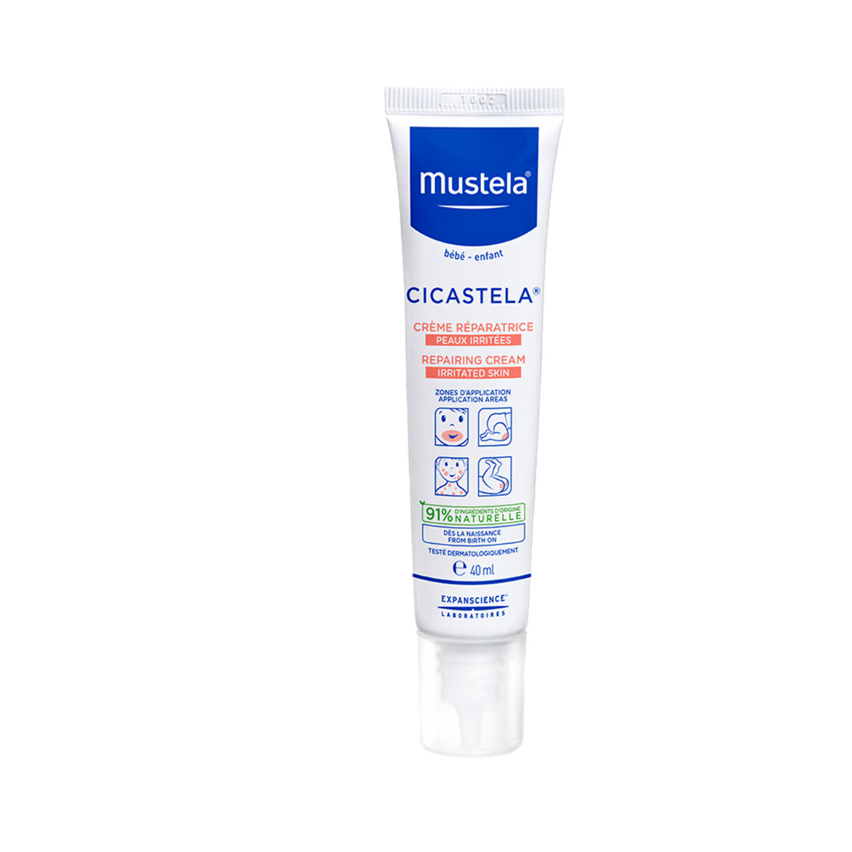 Mustela Cicastela - Creme Hidratante Reparador 40ml