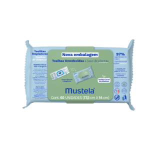 Mustela à Base de Plantas - Toalhas Umedecidas (60 Unidades)
