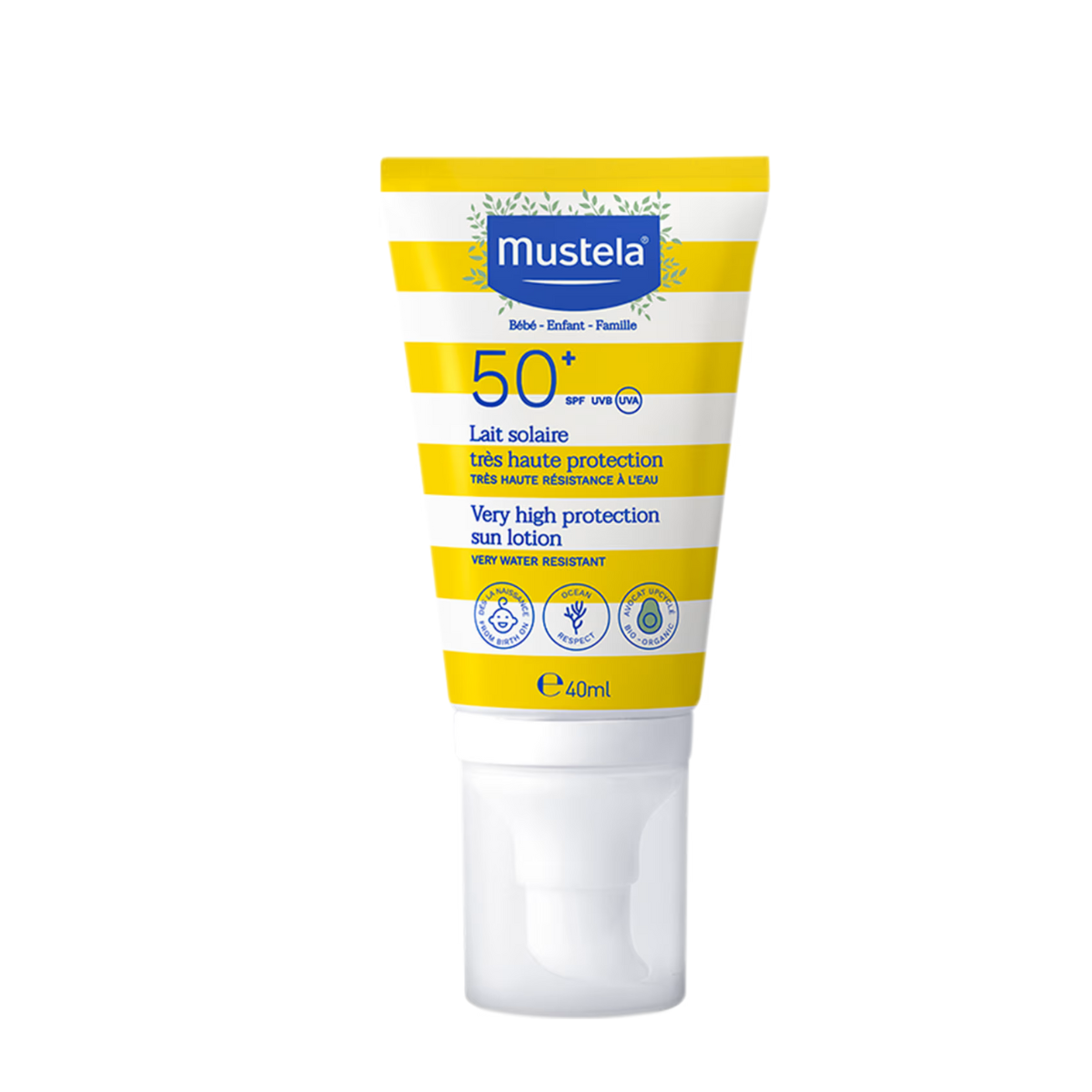 Mustela Bébé FPS 50+ - Protetor Solar Infantil 40ml