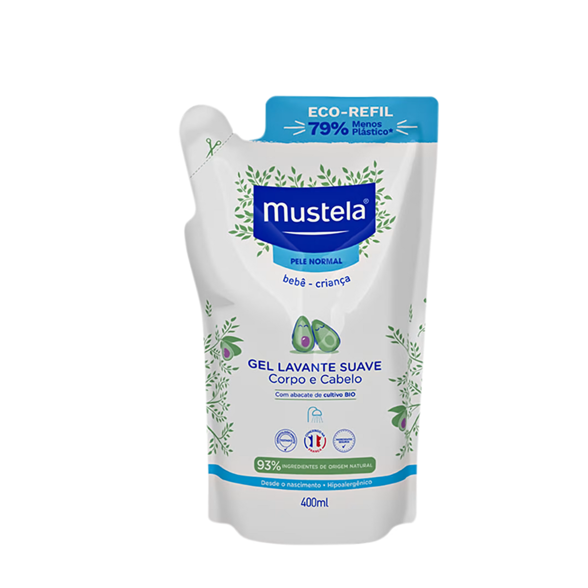 Mustela Suave Refil - Gel de Banho 400ml