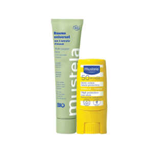 Kit Mustela Bálsamo Hidratante + Protetor Solar Stick (2 Produtos)